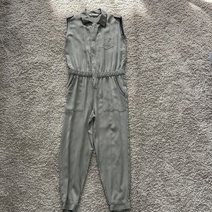 Zara Gray Sleeveless Jumpsuit